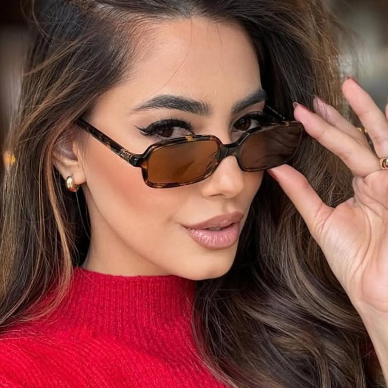 Rectangular Acetate Sunglasses