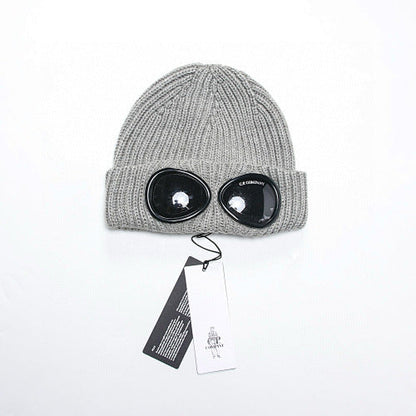 Beanie Hat with Integrated Goggles