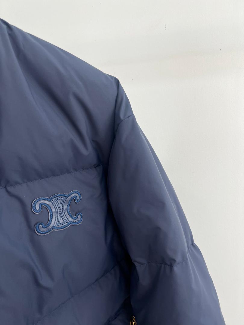 Navy Cel Puffer Jacket