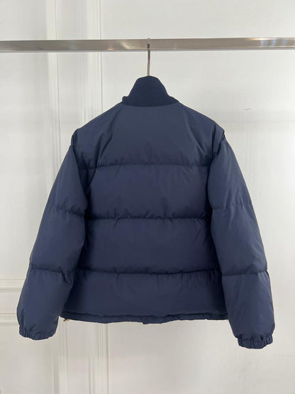 Navy Cel Puffer Jacket