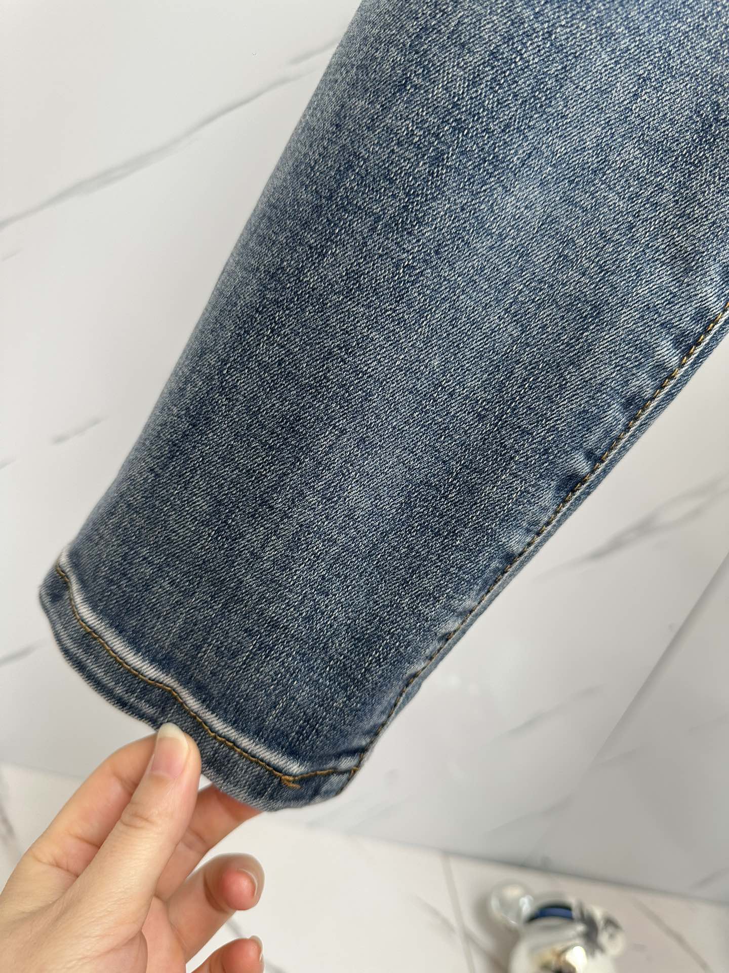 Men’s Designer Washed Denim Jeans