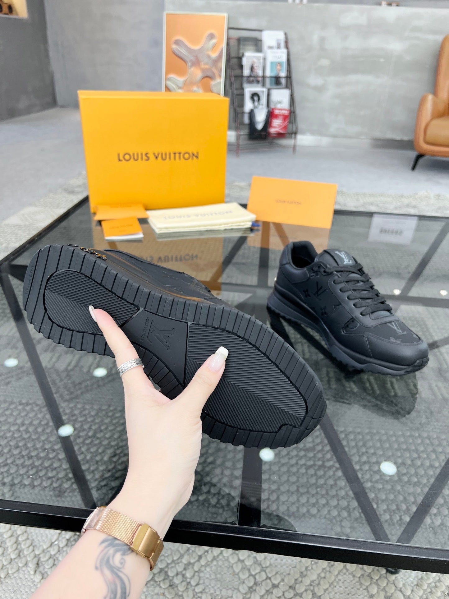 Premium Italian Leather Street-Style Sneakers